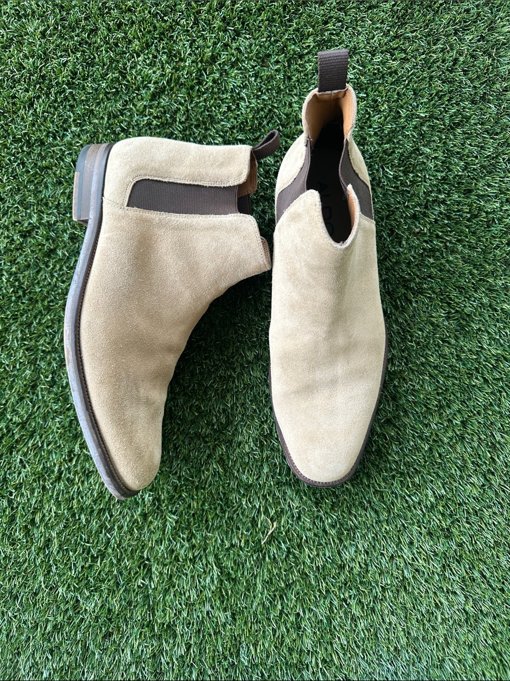 Aldo Tan Suede Chukka Boots
